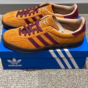 Adidas Originals Gazelle Indoor Shoes Men's Size 9.5 Brown Craft Ochre